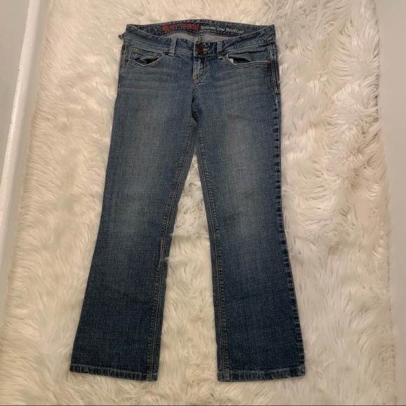 G by Guess Naomi Low Bootcut Jean Medium Wash - Picture 2 of 9